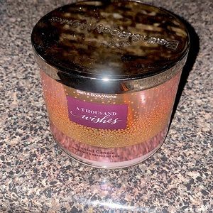Rare body care A Thousand Wishes 3-wick candle. New